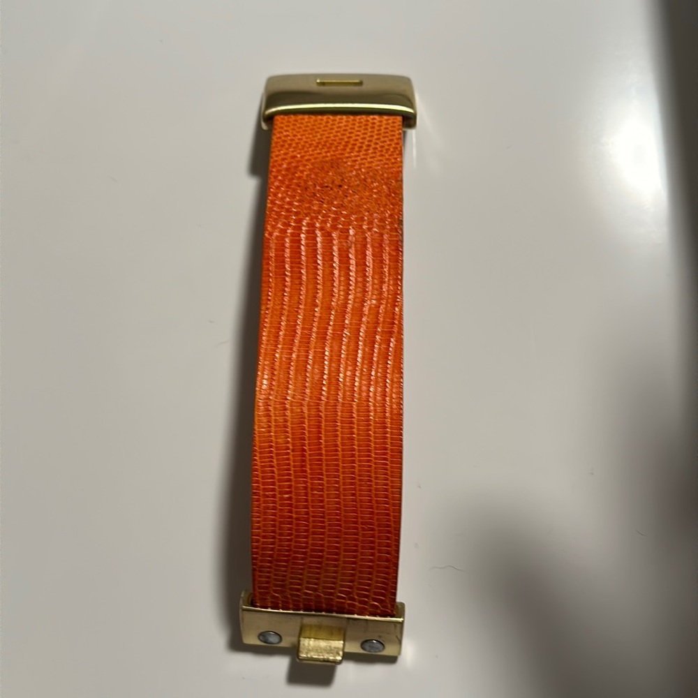 Vivo genuine lizard cuff bracelet